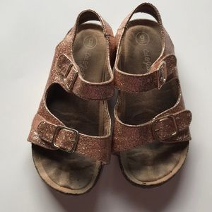 Cat & Jack Rose Gold Sandals